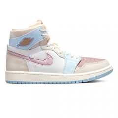 Authentic Air Jordan 1 High Zoom Air CMFT Pink Oxford GS