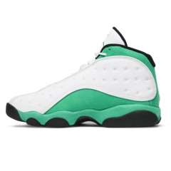 Authentic Air Jordan 13 Retro White Lucky Green