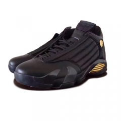 Authentic Air Jordan 14 Retro DMP Black Gold