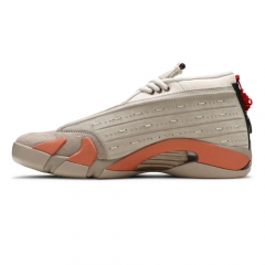 Authentic CLOT X Air Jordan 14 Retro Low Terracotta