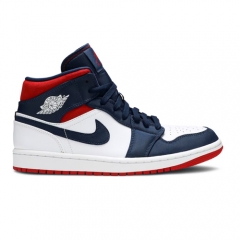 Authentic Air Jordan 1 Mid SE Olympic GS