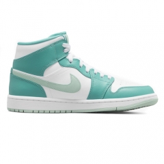 Authentic Air Jordan 1 Mid Marine Green