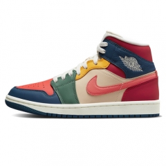 Authentic Air Jordan 1 Mid Multi-Color