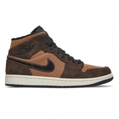 Authentic Air Jordan 1 Mid Earth Tone