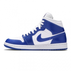 Authentic Air Jordan 1 Mid Kentucky Blue GS