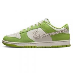 Authentic Nike SB Dunk Low Safari Swoosh Green GS