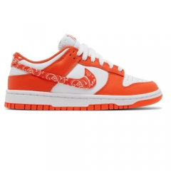 Authentic Nike Dunk Low Retro Orange Paisley GS