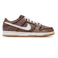 Authentic Nike SB Dunk Low Brown Paisley