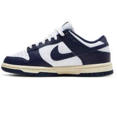 Authentic Nike Dunk Low Vintage Navy GS