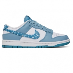 Authentic Nike Dunk Low Blue Paisley