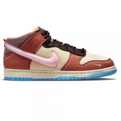 Authentic Social Status x Nike Dunk Mid Chocolate Milk GS