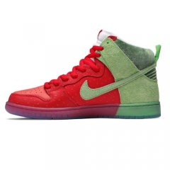 Authentic Nike SB Dunk High Strawberry Cough