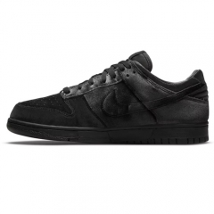 Authentic Dover Street Market x Nike Dunk Low Triple Black GS