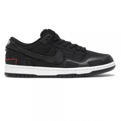 Authentic Wasted Youth X Nike SB Dunk Low Black Denim GS