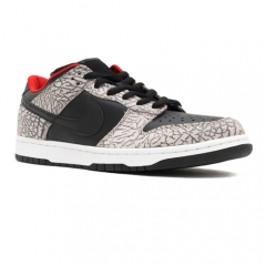 Authentic Supreme X Nike SB Dunk Low Pro Black Cement