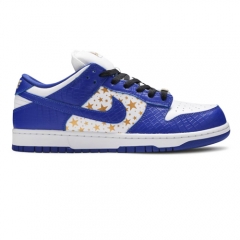 Authentic Supreme x Nike SB Dunk Low Hyper Royal GS