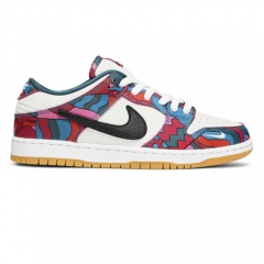 Authentic Parra x Nike SB Dunk Low Abstract Art GS