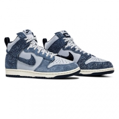 Authentic Notre X Nike Dunk High Midnight Navy GS