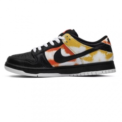 Authentic Nike SB Dunk Low Tie-dye Raygun Black