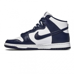 Authentic Nike Dunk High Midnight Navy GS