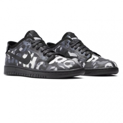 Authentic  Comme des Garçons x Nike Dunk Low Monogram Print