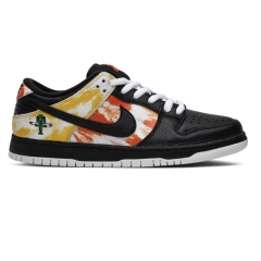 Authentic Nike SB Dunk Low Tie-dye Raygun Black