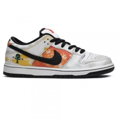 Authentic Nike SB Dunk Low Tie-dye Raygun White