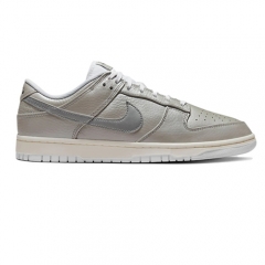 Authentic Nike Dunk Low Metallic Silver