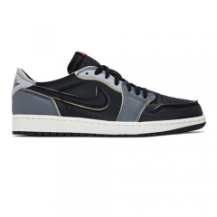 Authentic Air Jordan 1 Low OG EX Dark Smoke Grey GS