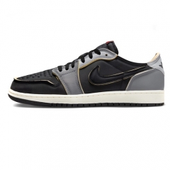 Authentic Air Jordan 1 Low OG EX Dark Smoke Grey GS