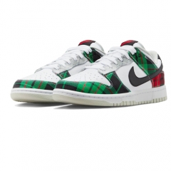 Authentic Nike Dunk Low Tartan Plaid GS