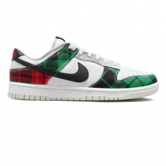 Authentic Nike Dunk Low Tartan Plaid GS