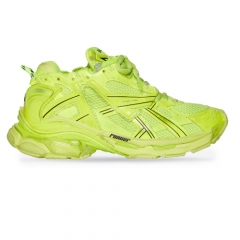 Authentic Balenciaga Runner Sneaker  in neon yellow mesh and nylon