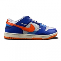 Authentic Nike Dunk Low Scrap Blue Orange GS