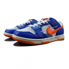 Authentic Nike Dunk Low Scrap Blue Orange GS