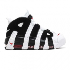 Authentic Nike Air More Uptempo Scottie Pippen White Black University Red