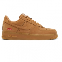 Authentic Supreme X Nike Air Force 1 Low SP Wheat