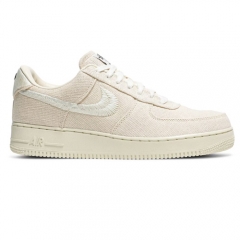 Authentic Stussy X Nike Air Foce 1 Low Cream