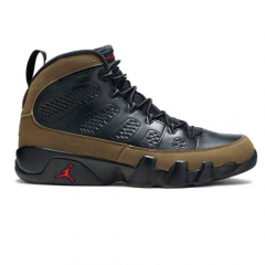 Authentic Air Jordan 9 Olive Concord