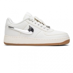 Authentic Travis Scott x Nike Air Force 1 Low Sail GS