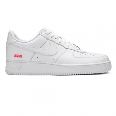 Authentic Supreme x Nike Air Force 1 Low White GS