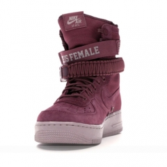 Authentic Nike SF Air Force 1 High Force Is Female Vintage Wine AJ1700-600