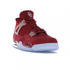 Authentic Air Jordan 4 Retro Oklahoma Sooners GS