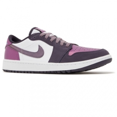 Authentic Air Jordan 1 Low Golf NRG Purple Smoke GS