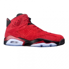 Authentic Air Jordan 6 Red Black