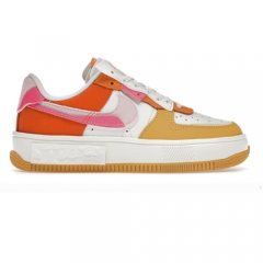 Authentic Nike Air Force 1 Fontanka Summit White Yellow Orange