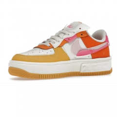 Authentic Nike Air Force 1 Fontanka Summit White Yellow Orange