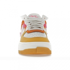 Authentic Nike Air Force 1 Fontanka Summit White Yellow Orange GS