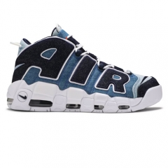 Authentic Nike Air More Uptempo Denim Blue