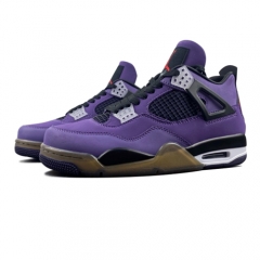 Authentic Travis Scott x Air Jordan 4 Purple